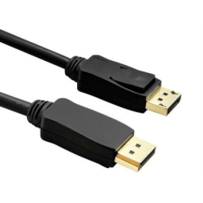 Kabel DisplayPort v1.4, DP-DP M/M, 1.0m, crni